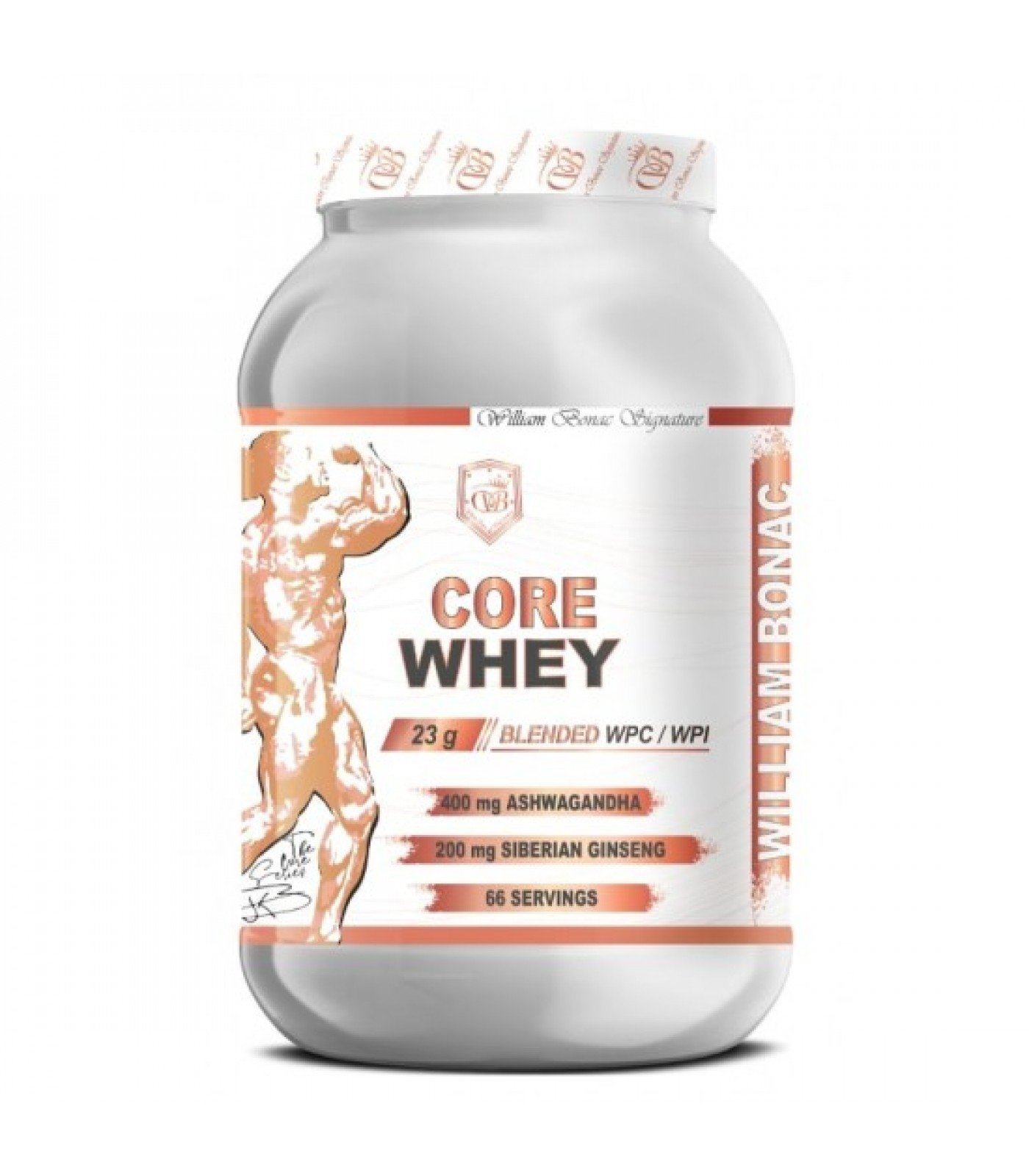 William Bonac THE CORE SERIES CORE WHEY 1800 гр / 60 дози